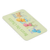 Blauw, Roze, Geel en Bruin Beren spelen Magneet (Rechterzijde)