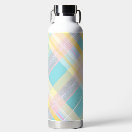 BLAUW ROZE GEEL PAASGERUIT PATROON WATERFLES