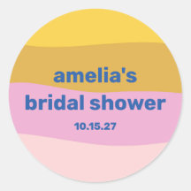 Blauw Roze Geel Schattige Speels Aangepast Vrijgez