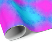Blauw & Roze Geruite Patroon Verpakking Papier (Rol Hoek)