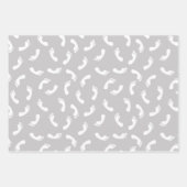 Blauw roze geslacht onthullen papierbladen voor he inpakpapier vel (Voorkant 2)