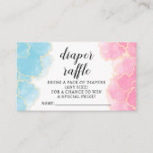 Blauw roze Geslacht Verkoop kaartjes voor luidere  Informatiekaartje (Voorkant)