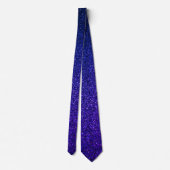 Blauw Roze Glitter Abstract Verjaardag Huwelijk Ca Stropdas (Achterkant)