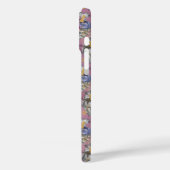 BLAUW ROZE GRIJZE HALLOWEEN POMPOENEN & BLOEMEN Case-Mate iPhone CASE (Achterkant / Links)