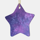 blauw roze keramische decoratie (Links)