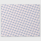 Blauw & Roze Kerstpakket Cadeauverpakkpapier Cadeaupapier (Vlak)