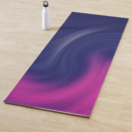 Blauw roze kleurverloop yogamat