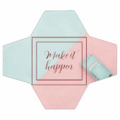 Blauw roze laat het gebeuren voetbal (Enkel)