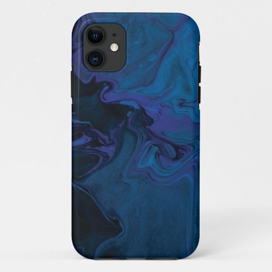 blauw roze marmer Hoesje-Mate Tough Apple Case-Mate iPhone Case (Achterkant)