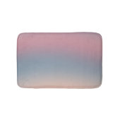 Blauw roze ombre gradiënt vervagen Abstract ontwer Badmat (Voorkant)
