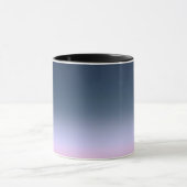 Blauw-roze Ombre . Mok (Midden)