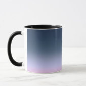 Blauw-roze Ombre . Mok (Links)