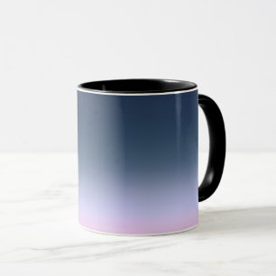 Blauw-roze Ombre . Mok
