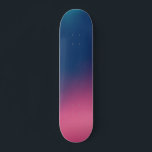 Blauw roze ombre persoonlijk skateboard<br><div class="desc">blauw tot roze</div>