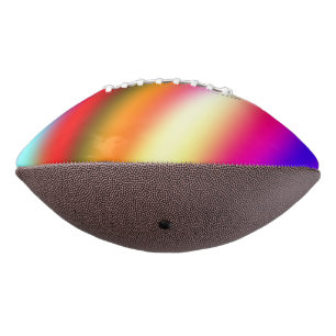 Blauw roze ombre waterverf abstract pastel regenbo american football