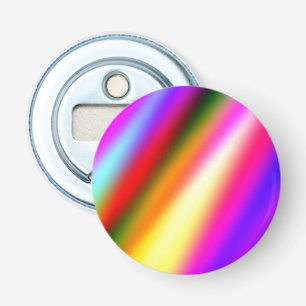 Blauw roze ombre waterverf abstract pastel regenbo button flesopener