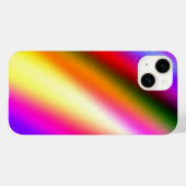 Blauw roze ombre waterverf abstract pastel regenbo Case-Mate iPhone case (Achterkant (horizontaal))