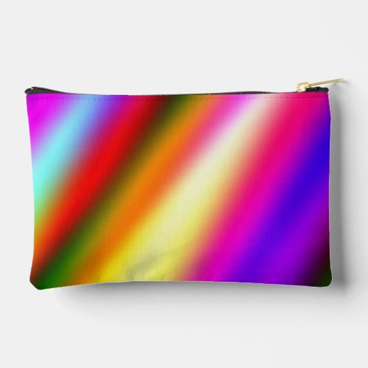 Blauw roze ombre waterverf abstract pastel regenbo etui (Achterkant)