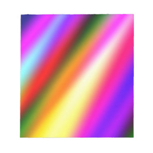 Blauw roze ombre waterverf abstract pastel regenbo notitieblok