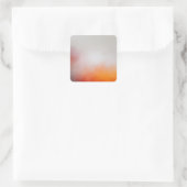 Blauw roze Paars geel Oranje modern Abstract Vierkante Sticker (Tas)