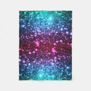 Blauw Roze Paarse Sparkle Deken