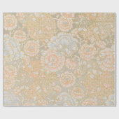  Blauw & Roze Pastel Garden Symphony Cadeaupapier (Vlak)