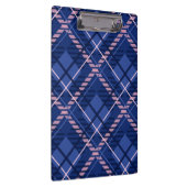 Blauw & Roze Plaid Klembord (Rechts)