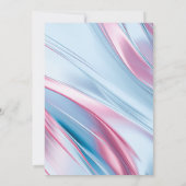 Blauw Roze Rook Auto Truck Thema Baby Geslacht Ont Kaart (Achterkant)