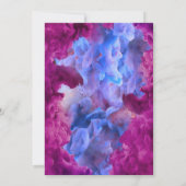 Blauw Roze Rook Geslacht Onthullen Partij Kaart (Achterkant)