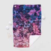 Blauw roze Snoepjes patronen Golfhanddoek (Insitu)