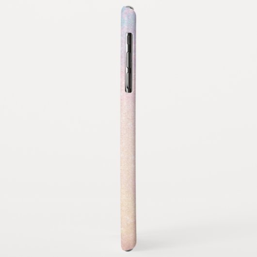 *~* Blauw roze Sparkle Gold Glitter Mermaid Case-Mate iPhone Case (Achterkant/links)