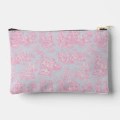  blauw roze Toile de Jouy bedrukt Etui (Achterkant)