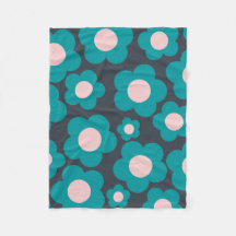 Blauw Roze Tropische Bloemen Botanische Lente Zome