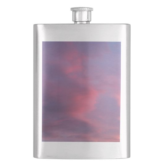 Blauw Roze Wolken Flacon (Voorkant)