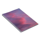 Blauw Roze Wolken Notitieboek (Rechterzijde)