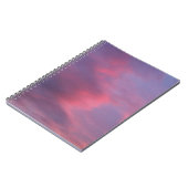 Blauw Roze Wolken Notitieboek (Linkerzijde)