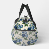Blauw Rozen Bloempatroon Plunjezak (Rechts)