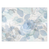 Blauw Rozen patroon Tafelkleed (Voorkant (Horizontaal))
