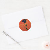 Blauw Rozen Stickers (Envelop)