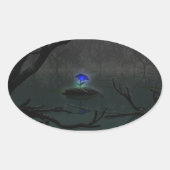 Blauw Rozen Stickers (Voorkant)