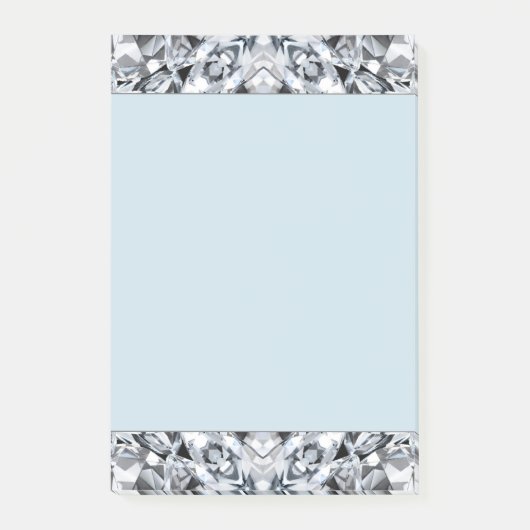 blauw ruitenbiljet na zijn post-it® notes (Voorkant)