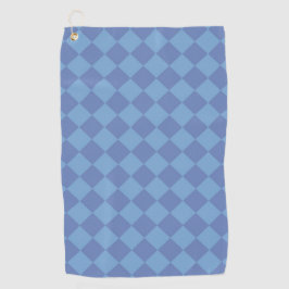 Blauw ruitpatroon van Checker Golfhanddoek