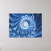 blauw ruitvormig canvas (Voorkant)