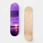 Blauw Russisch Sunset Skateboard (Voorkant)