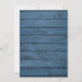 Blauw Rustiek Hout Eucalyptus Slingerlichten Bruil Kaart (Achterkant)