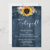 Blauw Rustige zonnebloempjes die we hebben uitgesn Kaart (Voorkant)