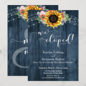 Blauw Rustige zonnebloempjes die we hebben uitgesn Kaart (Voorkant / Achterkant)