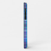 Blauw ruw streekpatroon Case-Mate iPhone case (Achterkant/links)
