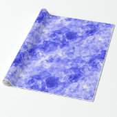 Blauw ruw textiel cadeaupapier (Uitgerold)
