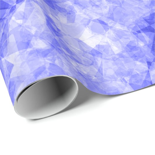 Blauw ruw textiel cadeaupapier (Rol Hoek)